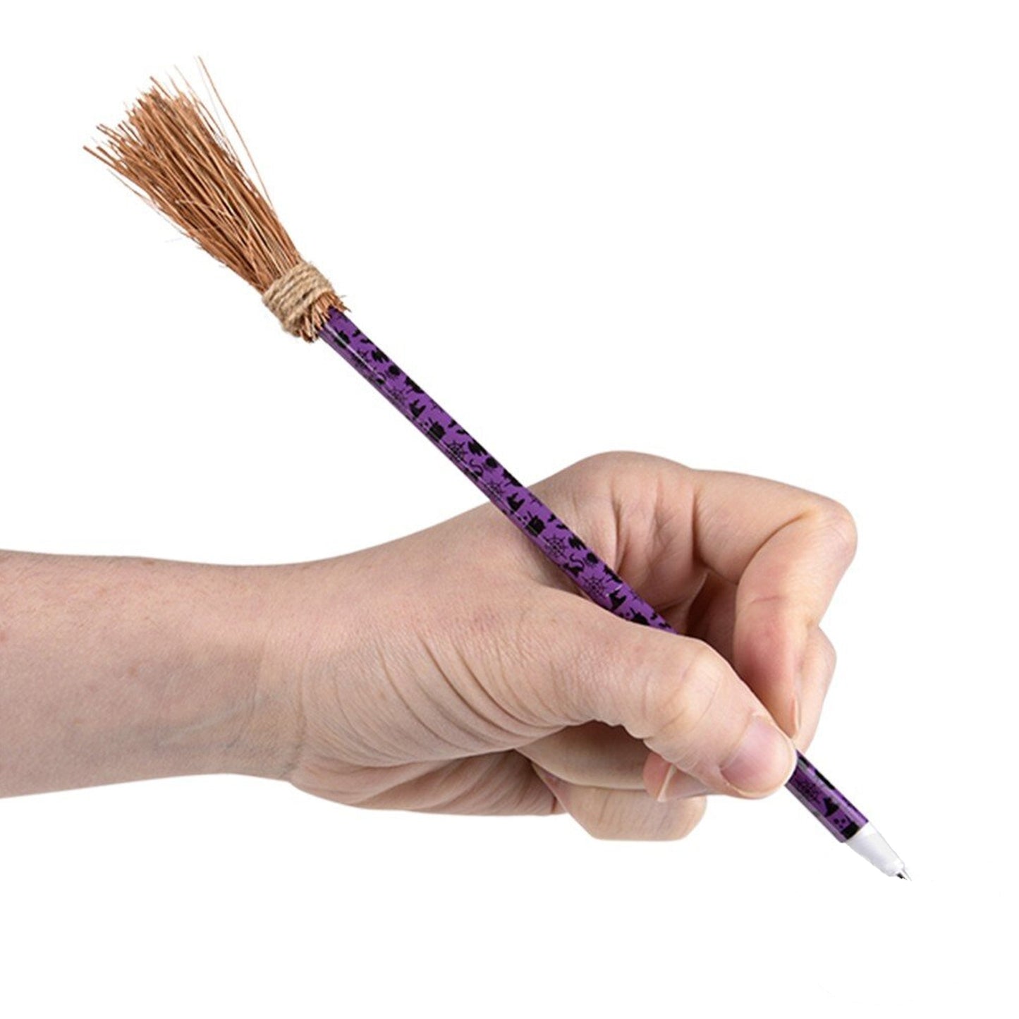 Halloween Witch's Broomstick Pen for Kid in Bulk - Assorted