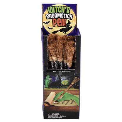 Halloween Witch's Broomstick Pen for Kid in Bulk - Assorted