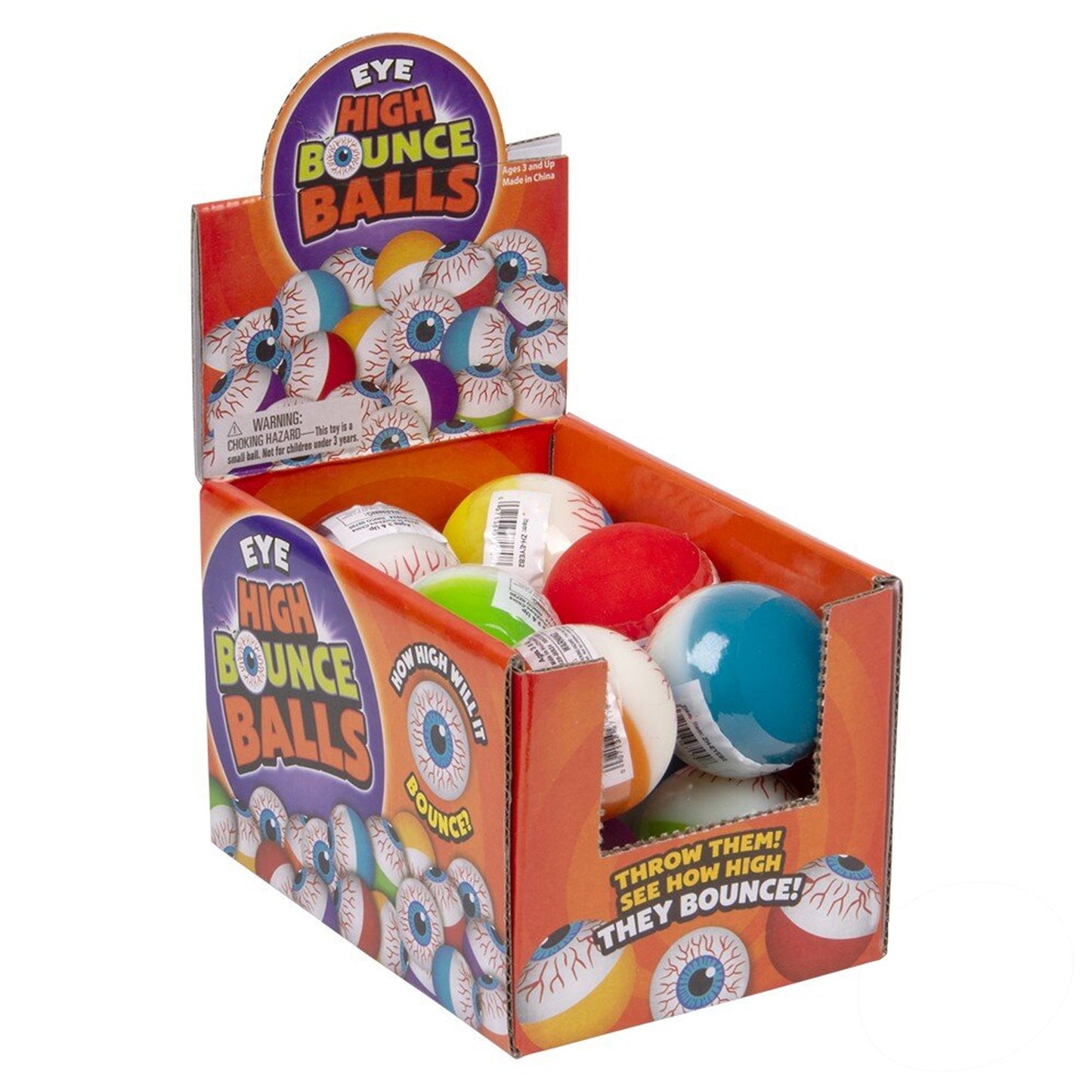 Halloween Bouncing Eyeball Toy for Kids in Bulk - Assorted