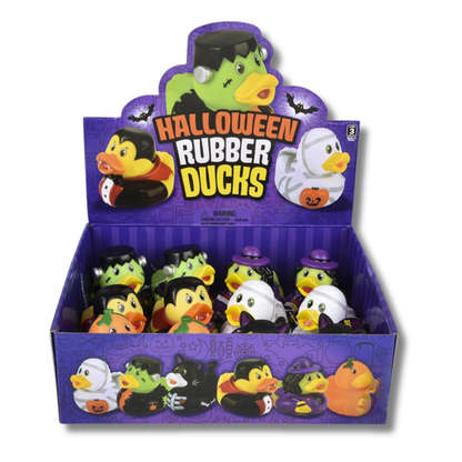 Halloween Themed Rubber Duckies Kids Toy - Assorted