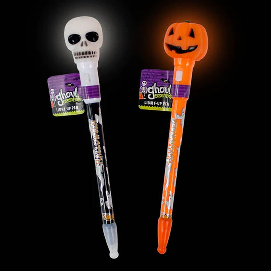 Halloween Themed Light Up Pen For Kids - Assorted