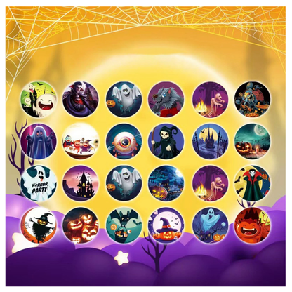 Halloween Projector Educational Night Light Kids Toy