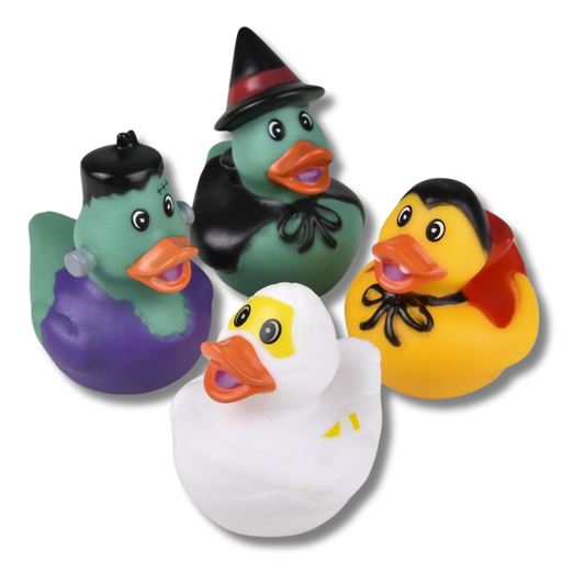 Halloween Monster Rubber Duckies Kids Toy In Bulk - Assorted
