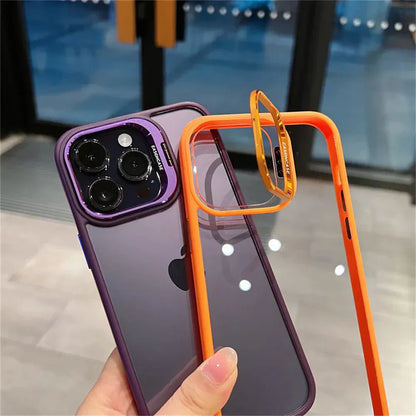 CrystalStand iPhone Case: Clarity, Stand, and Lens Film All-in-One