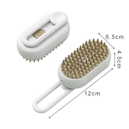 3 In 1 Cat Steam Brush Electric Cat Comb Pet Massage Comb for Cats Spray Water Cat Bath Brushes Pet Grooming Supplies