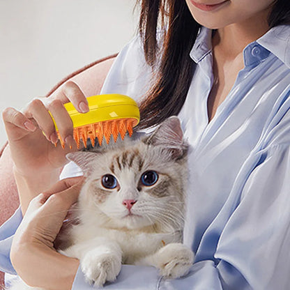 3 in 1 Pet Brush Cat Steam Brush Comb Dog Brush Electric Spray