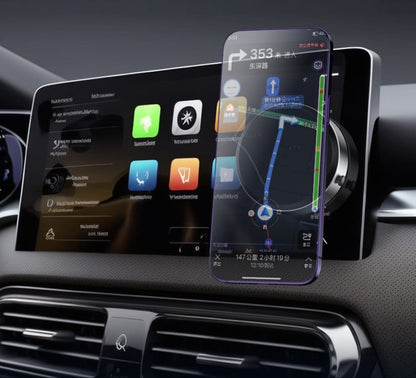 360-graden telefoonhouder voor de auto, Draagbare telefoonhouder voor de auto, Duurzame telefoonhouder voor de auto, Eenvoudig te installeren telefoonhouder, Handsfree telefoonhouder voor de auto, Magnetische autohouder voor smartphones, Magnetische telefoonhouder voor de auto, Telefoonhouder met zuignap voor de auto, Universele magnetische zuignap, Veilige telefoonhouder voor de auto